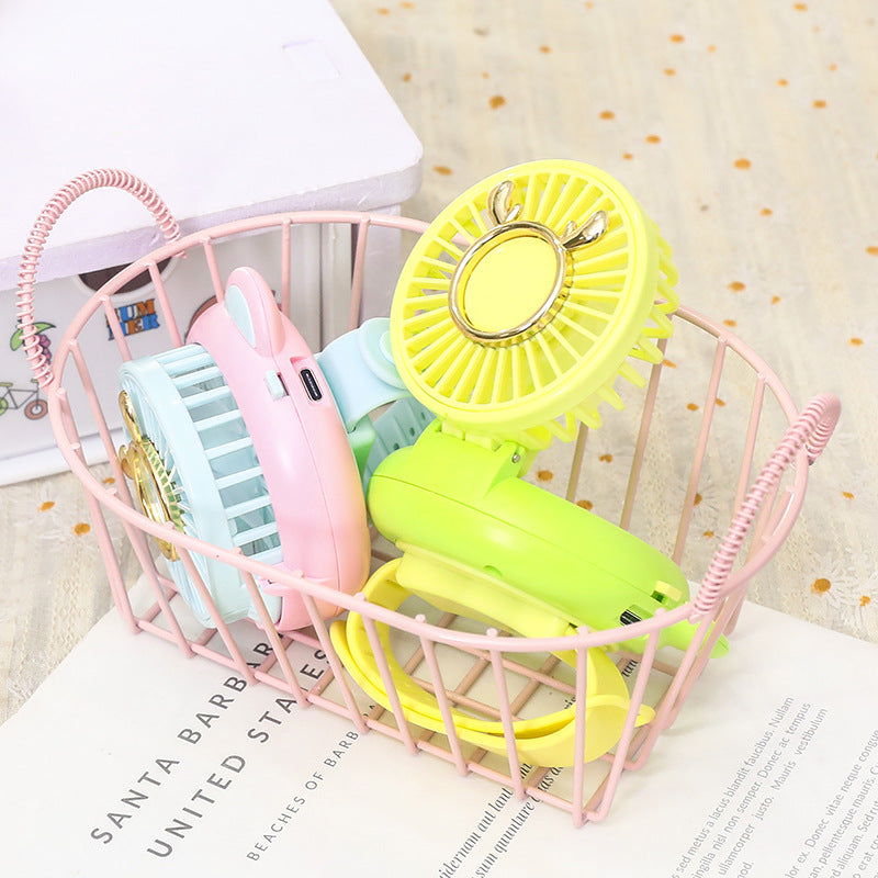 Damen Tragbarer Mini-Ventilator mit integriertem Spiegel und Sprühfunktion Brehn