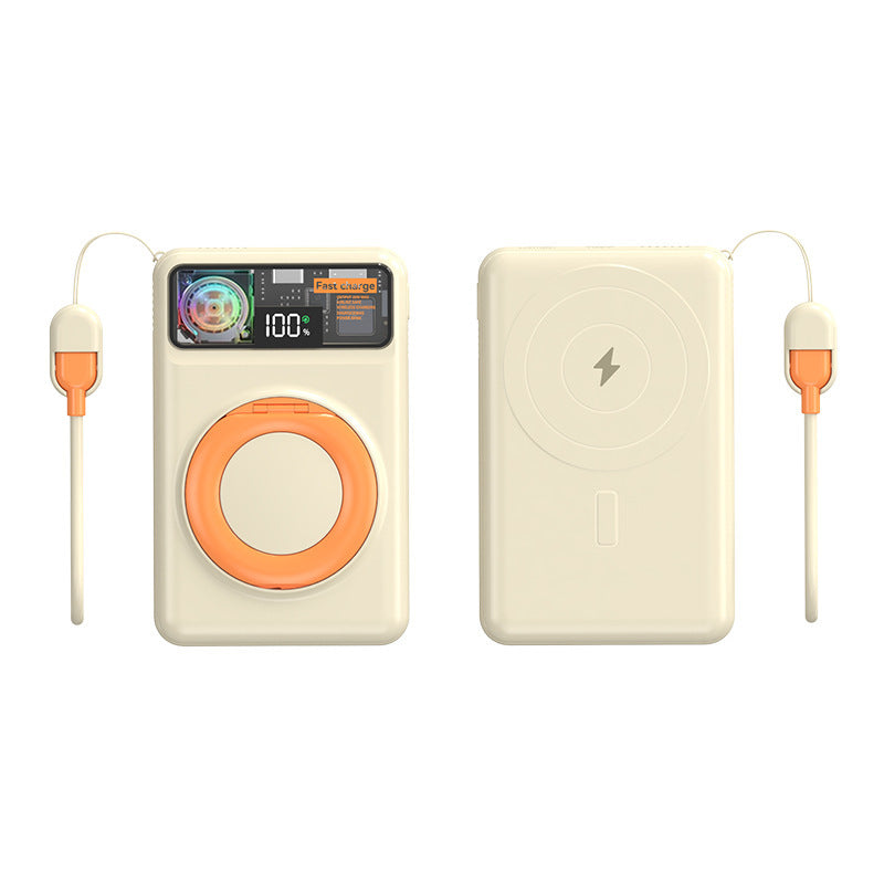 Tragbare Powerbank mit Schnellladefunktion und LED-Display Brehn