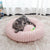Plüsch runde Katzenbett