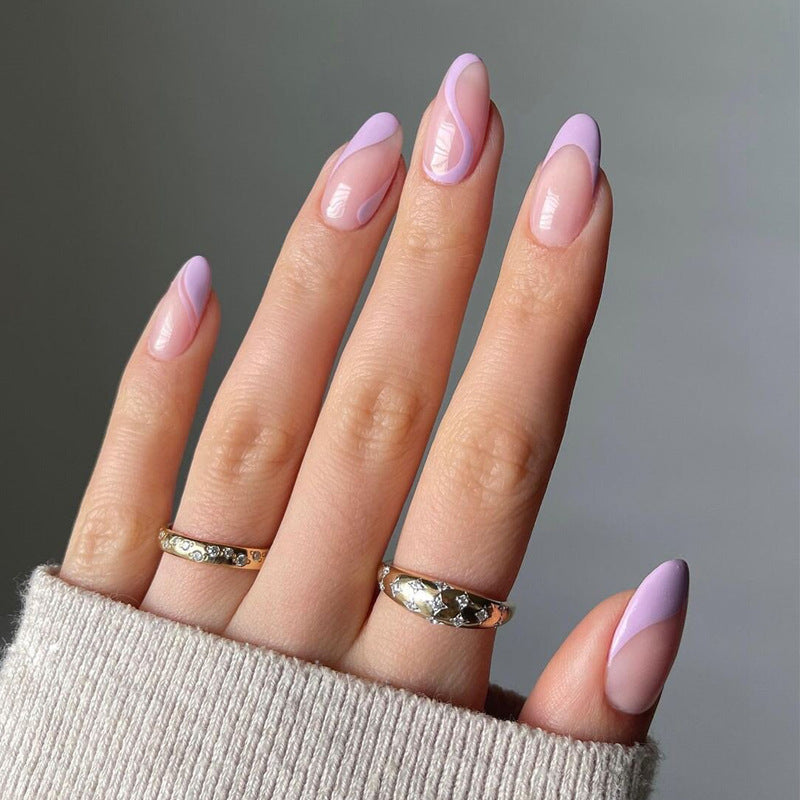 Glamouröse Glitzer-Stiletto Press-On Nägel Brehn