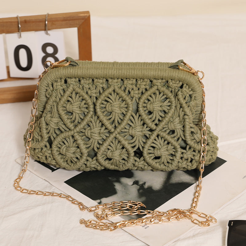 Handgeknüpfte Umhängetasche Im Boho-Stil Brehn