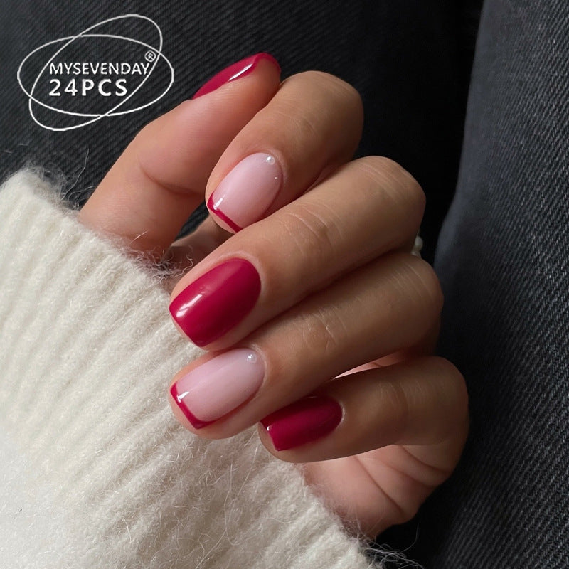 Elegante Press-On Nagelspitzen mit französischem Tip Design Brehn