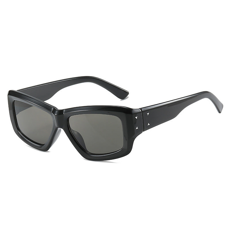 Modische Übergroße Winkelform Sonnenbrille Brehn