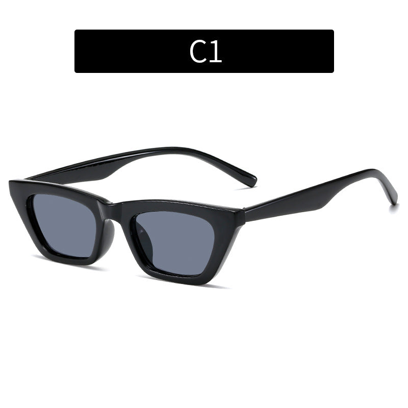 Stylische Winkelsonnenbrille