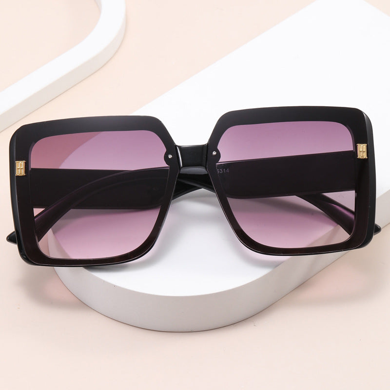 Damen trendige oversized quadratische Sonnenbrille Brehn