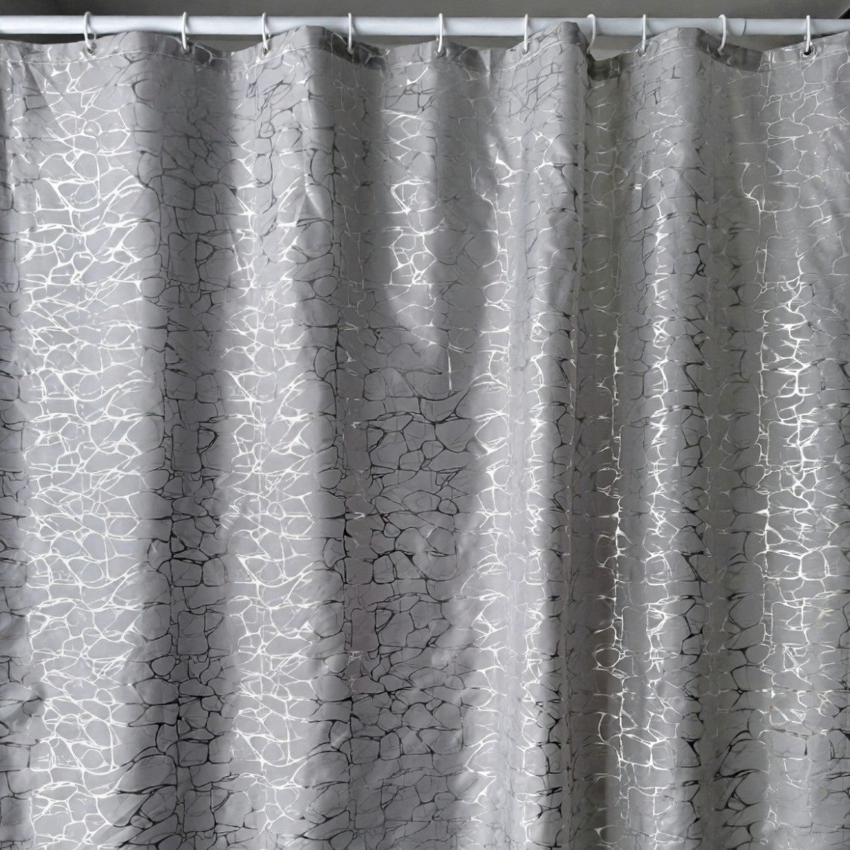 Elegante Texturierte Duschvorhang Brehn