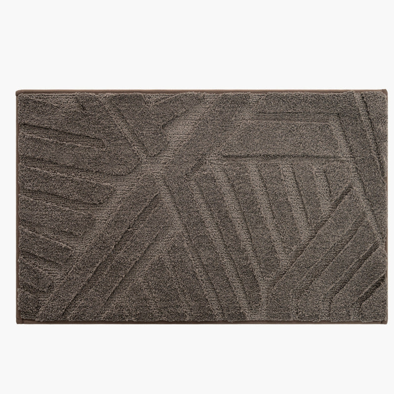 Moderne geometrische Badematte Brehn