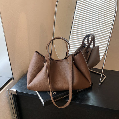 Vielseitige Leder Tote Bag