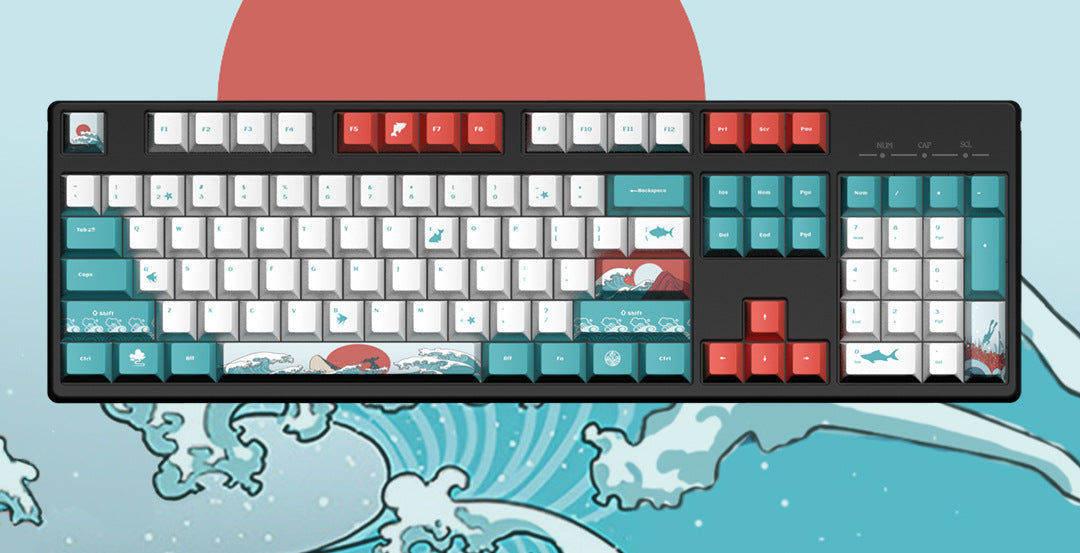 Ozean-Themen Mechanische Tastatur Brehn