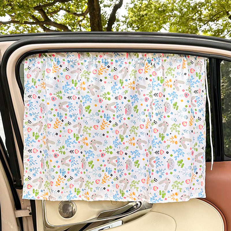 Unisex nan Sonnenschutz-Autovorhang mit elastischem Befestigungsband und blickdichter Baumwollmischung Brehn