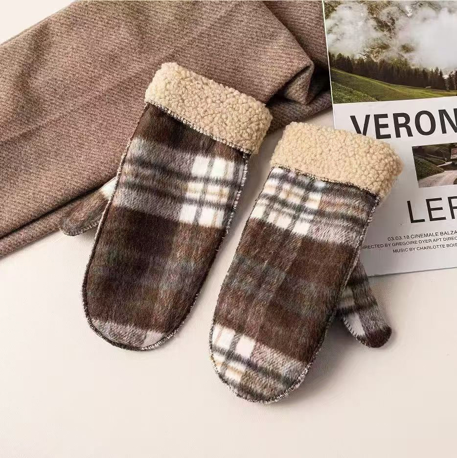 Plüschgefütterte Thermohandschuhe Brehn