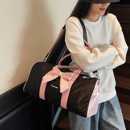 Elegante Schleifen-Akzent Duffel-Tasche Brehn