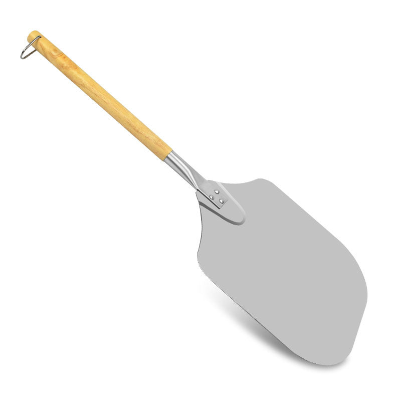 abnehmbarer Holzgriff Edelstahl Pizzaschaufel Paddle für Öfen und Grills Brehn