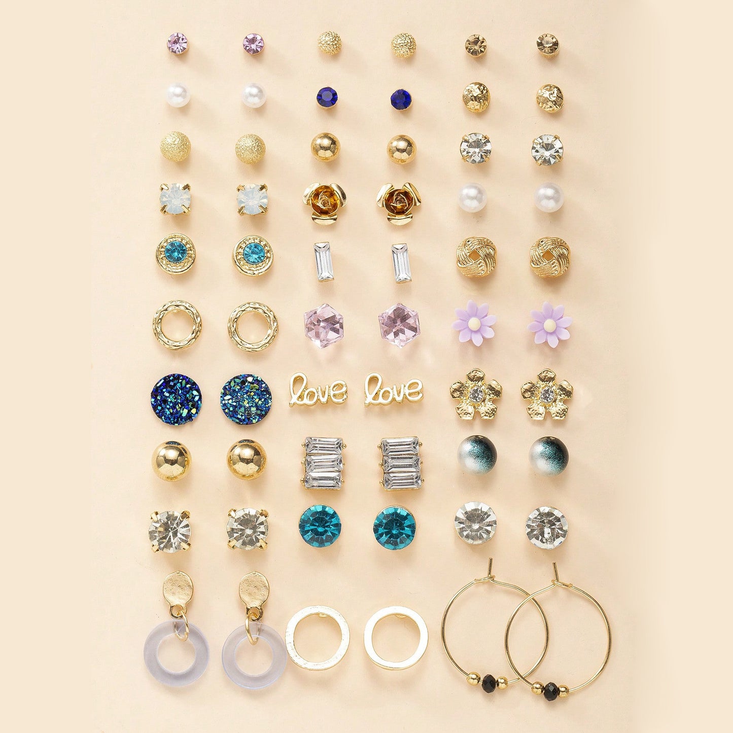 Ohrring-Set mit Vielfältigen Motiven Brehn