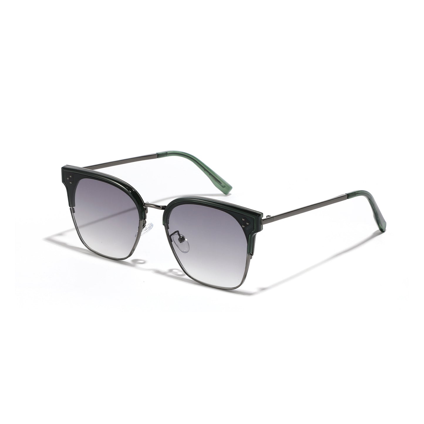 Damen modische Sonnenbrille mit markantem Design und kontrastreichem Rahmen Brehn