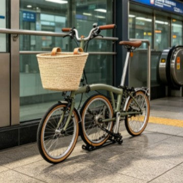 Geflochtener Fahrradaufbewahrungskorb Brehn