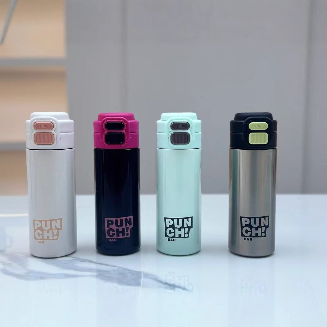 Damen moderne Isolier-Trinkflasche mit innovativem Verschlusssystem Brehn
