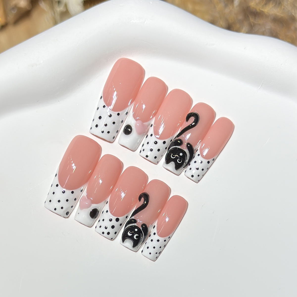 Katzen-Themen Nagelkunst Set Brehn