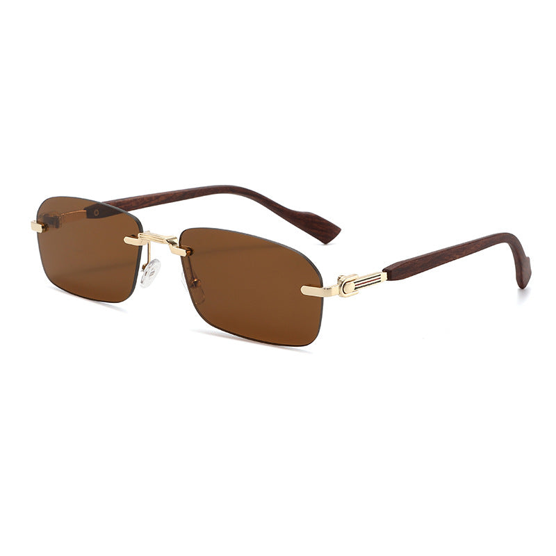 Herren Sleek Geometrischer Rahmen Sonnenbrillen Brehn