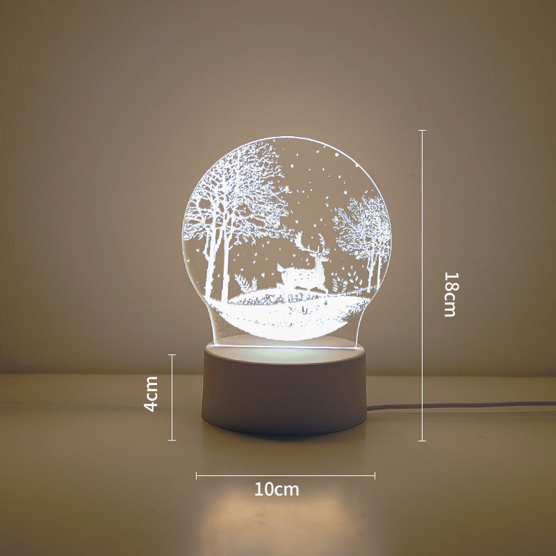 LED Tiger Figur Dekorative Lampe