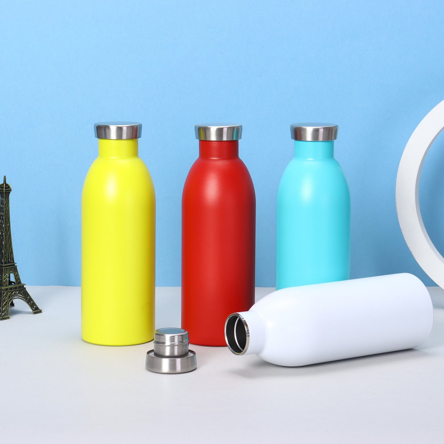 Damen nachhaltige Edelstahl Trinkflasche mit optimaler Isolierung Brehn