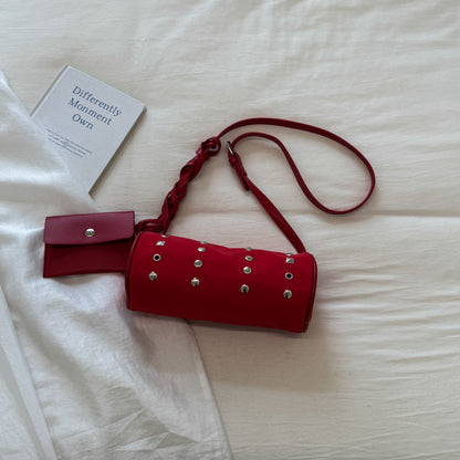 Nieten Crossbody Tasche