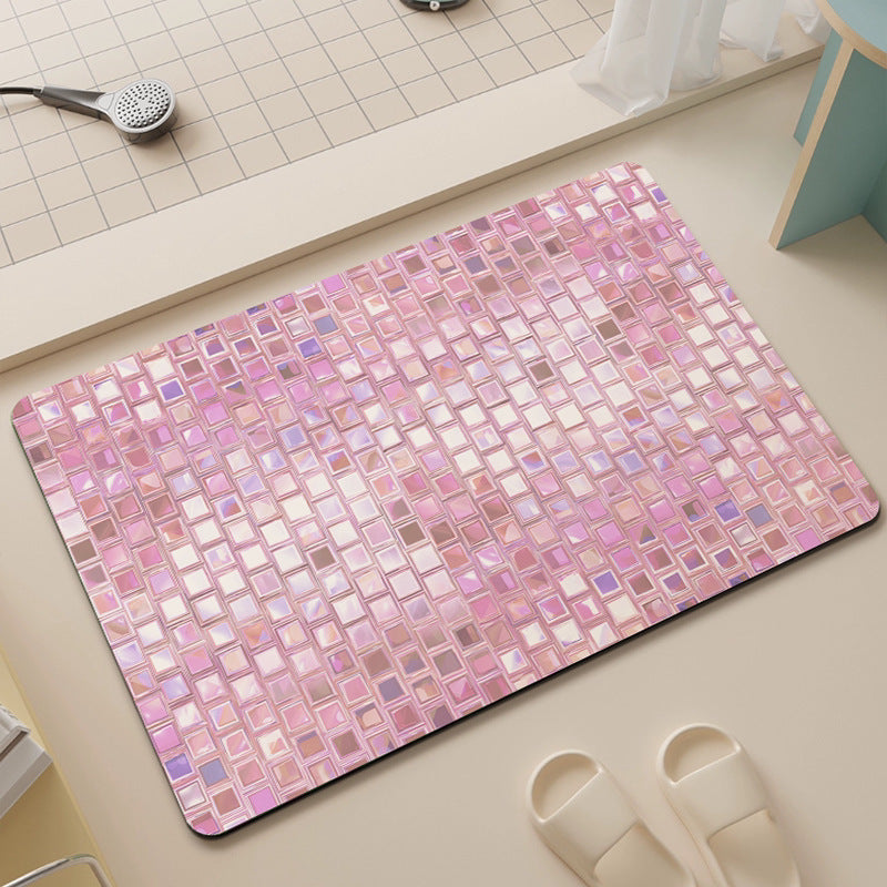 Luxuriöse Mosaikdesign-Badezimmermatte Brehn
