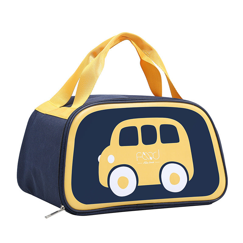 Isolierte Lunch-Tasche mit Fröhlichem Fahrzeugdesign Brehn