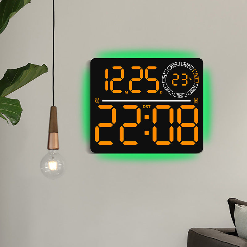 Digitale Wanduhr Brehn