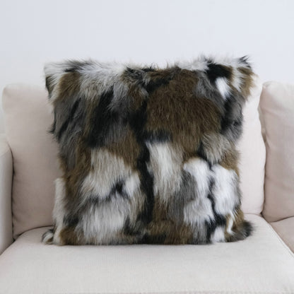 Faux-Fur-Akzentkissen für die Wohnkultur