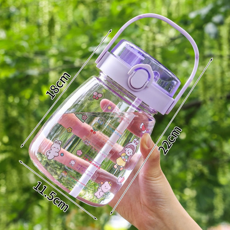 Damen Motivierte Trinkflasche Brehn