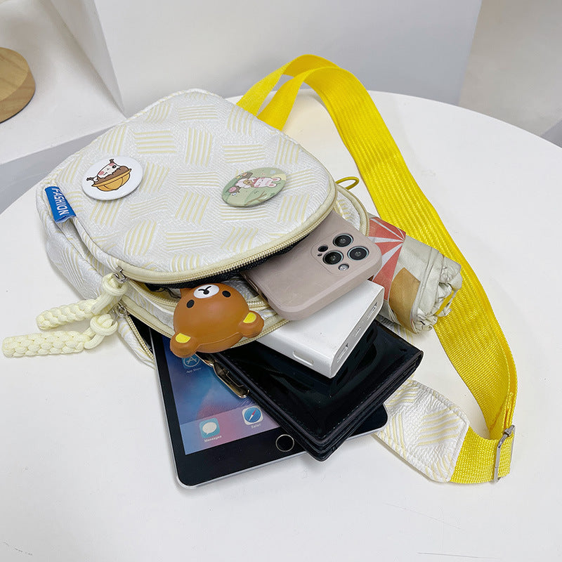 Fun gemusterte Sling Bag Brehn