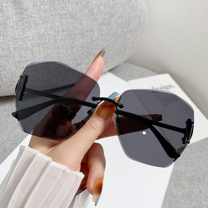 Damen futuristische Quadrat-Sonnenbrille Brehn