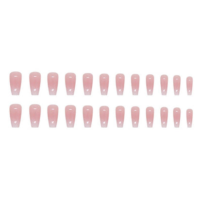 Künstlerisches Press-On-Nagelset mit himmlischem Design Brehn