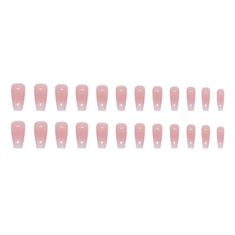Künstlerisches Press-On-Nagelset mit himmlischem Design Brehn