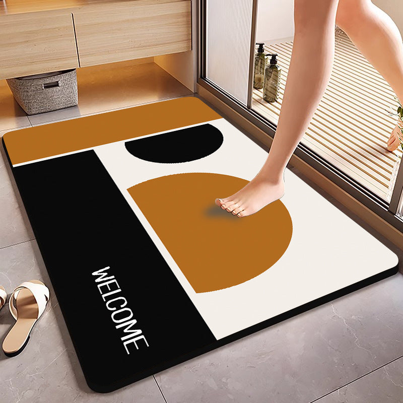 Modern Abstract Badmat Brehn
