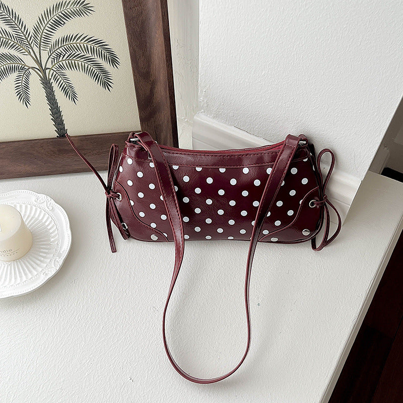 WoPolka Dot Muster Mini Handtasche Brehn
