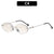 Modische geometrische Rahmenbrille
