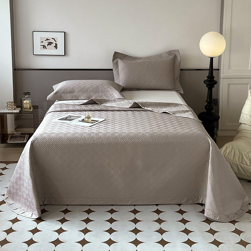 Gep quilting Wendbare Bettbezug Bettwäsche Set mit bestickten Ecken Kissenbezügen