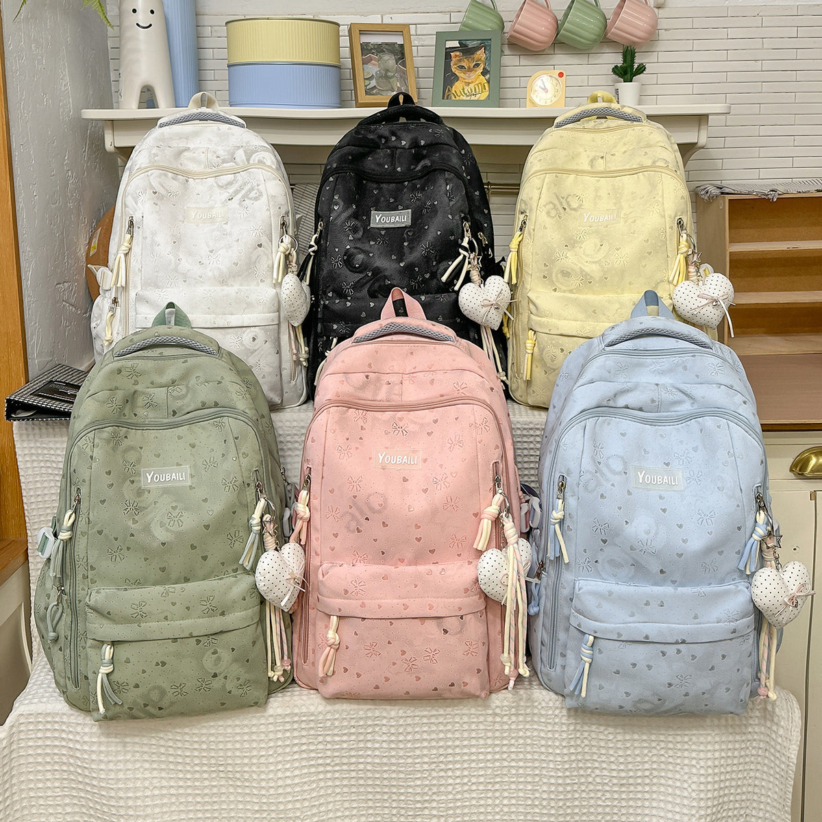Stilvolle floral-geprägte Rucksack Brehn