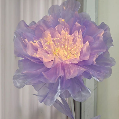 Dekorative LED Blumen Wandkunst