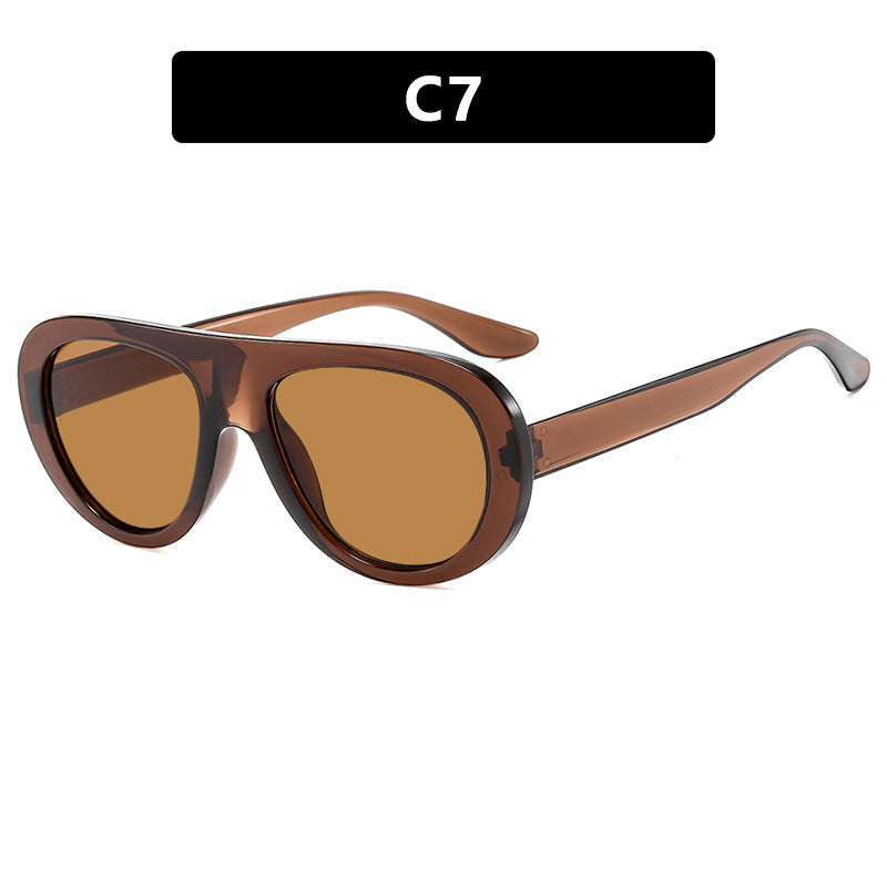 Damen modische oversized Sonnenbrille mit schützendem UV-Filter Brehn