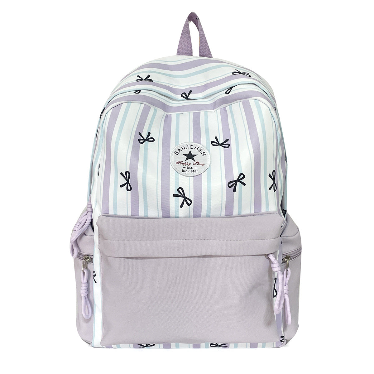 Moderner gestreifter Rucksack