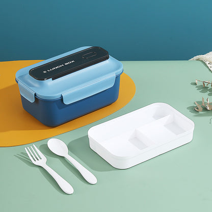 Vielseitige Auslaufsichere Bento Lunchbox mit Eingebautem Besteckset