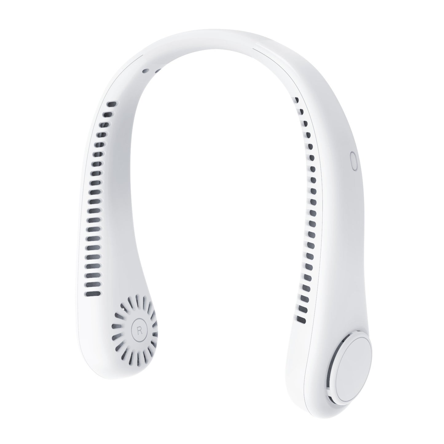 Unisex nan tragbarer wiederaufladbarer Nackenventilator mit leisem Doppellüfter einstellbaren Luftstufen und ergonomischem Halsband Brehn