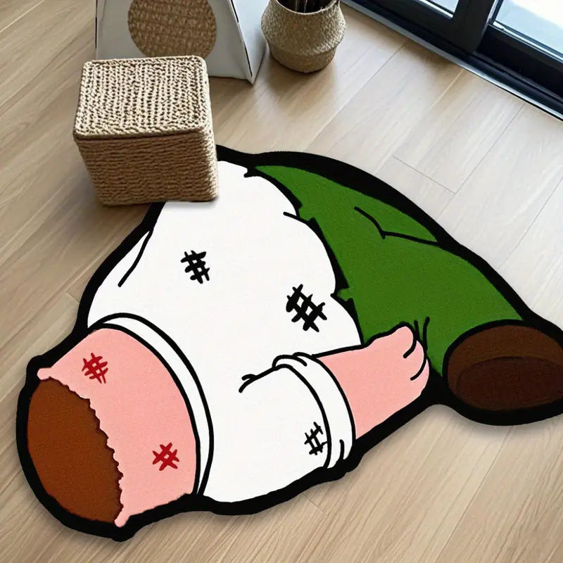 Zurück in der Form einer Cartoonfigur