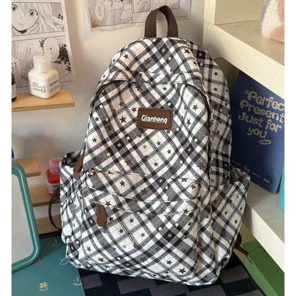 Stylische geometrisch gemusterte Rucksack Brehn