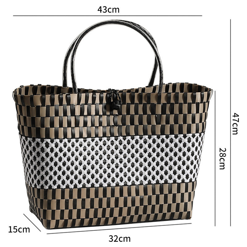 Stylische gewebte Strandtasche Brehn
