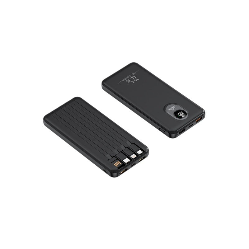 Leistungsstarke Powerbank mit Multifunktionalem Ladeanschluss und Intelligenter Led-Anzeige Brehn
