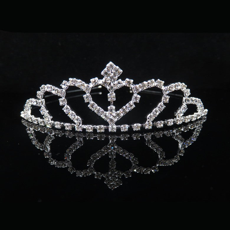 Damen Kristallverzierte Tiara Brehn